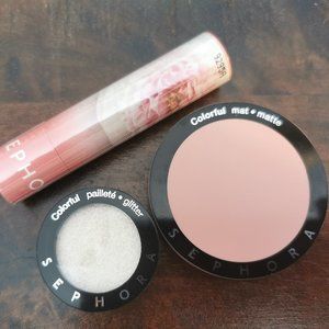 Sephora Collection Bundle (blush, eyeshadow, and lip balm)